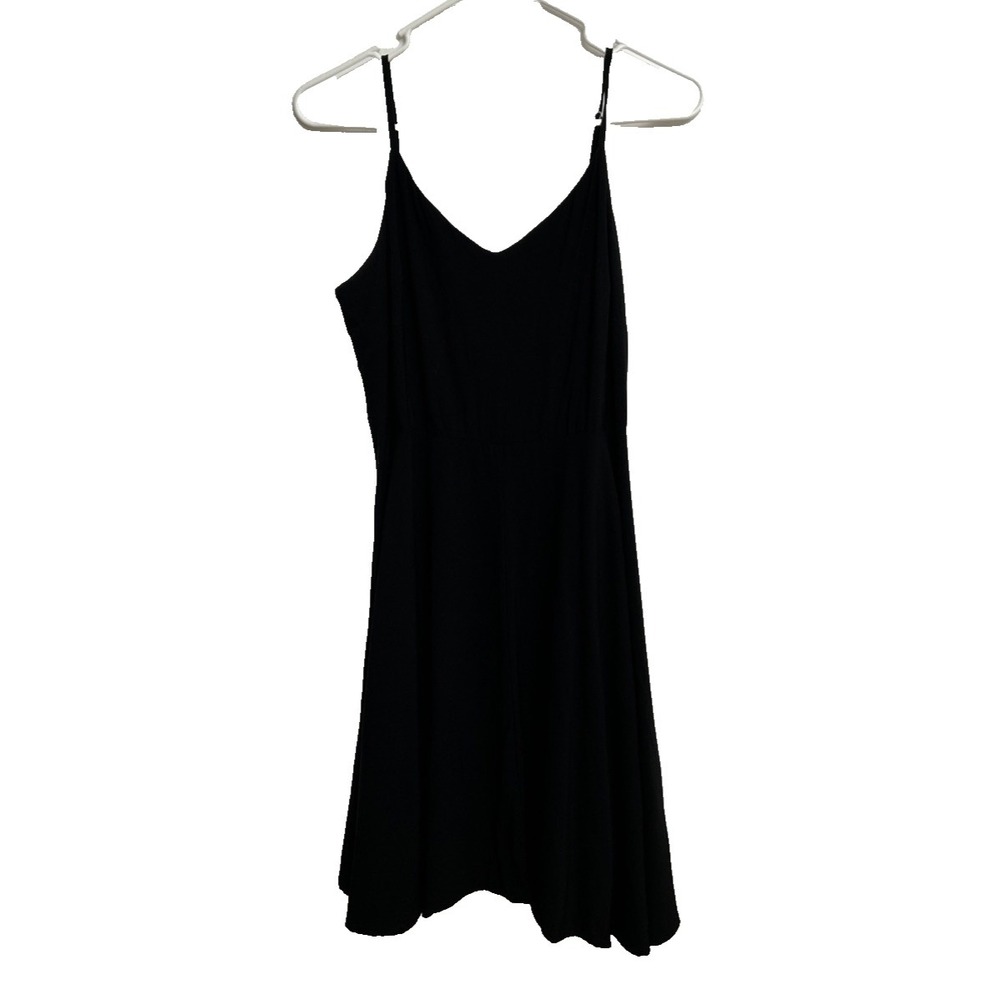 Gap LBD Little Black Mini Dress Sz M Adjustable Spaghetti Straps‎ Sexy Summer
